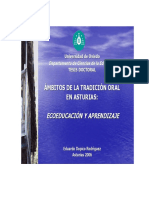 La Tradición Oral en Asturias - Ecoeducación y Aprendizaje