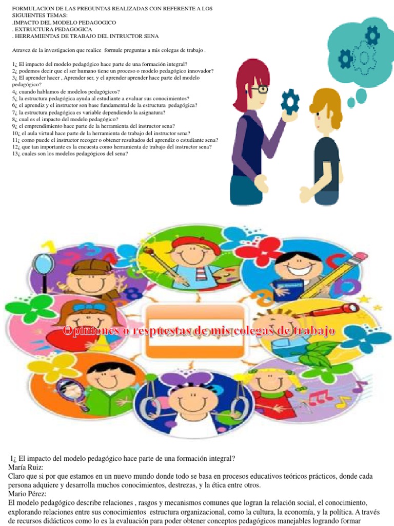 Impacto y Estructura del Modelo Pedagógico SENA | PDF | Pedagogía ...