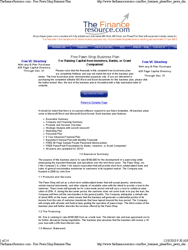 Filipino restaurant business plan pdf picture