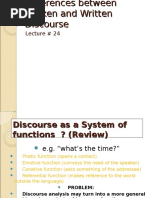 Discourse Analysis-Presentation