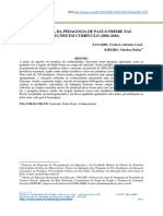 Zanardi e Ribeiro (2018) A PRESENÇA DA PEDAGOGIA DE PAULO FREIRE NAS PRODUÇÕES EM CURRÍCULO (2006-2016) PDF