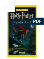 Portada Harry Potter y La Piedra Filosofal