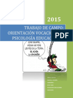 Proceso de Orientacion Vocacional