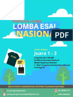 Panduan Lomba Esay Nasional Young Entrepreneur 2020