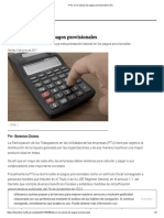 PTU en El Cálculo de Pagos Provisionales - IDC PDF