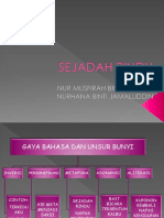 Sejadah Rindu Gaya Bahasa