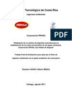 Evaluacion de Un Sistema de Digestion Anaerobia para Estabilizacion de Lodos Residuales