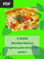 E-BOOK Receitas Básicas Veganas Para Iniciantes