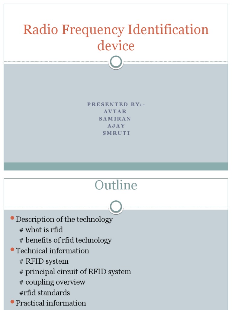 Understanding RFID Technology and Applications | PDF | Broadcasting ...