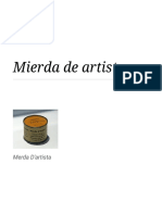 Mierda de Artista - Wikipedia, La Enciclopedia Libre