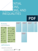 Exponential Functions, Equations, and Inequalities