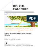 Biblical Stewardship & Christian Financial Planning