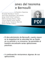 Aplicaciones Del Teorema de Bernoulli