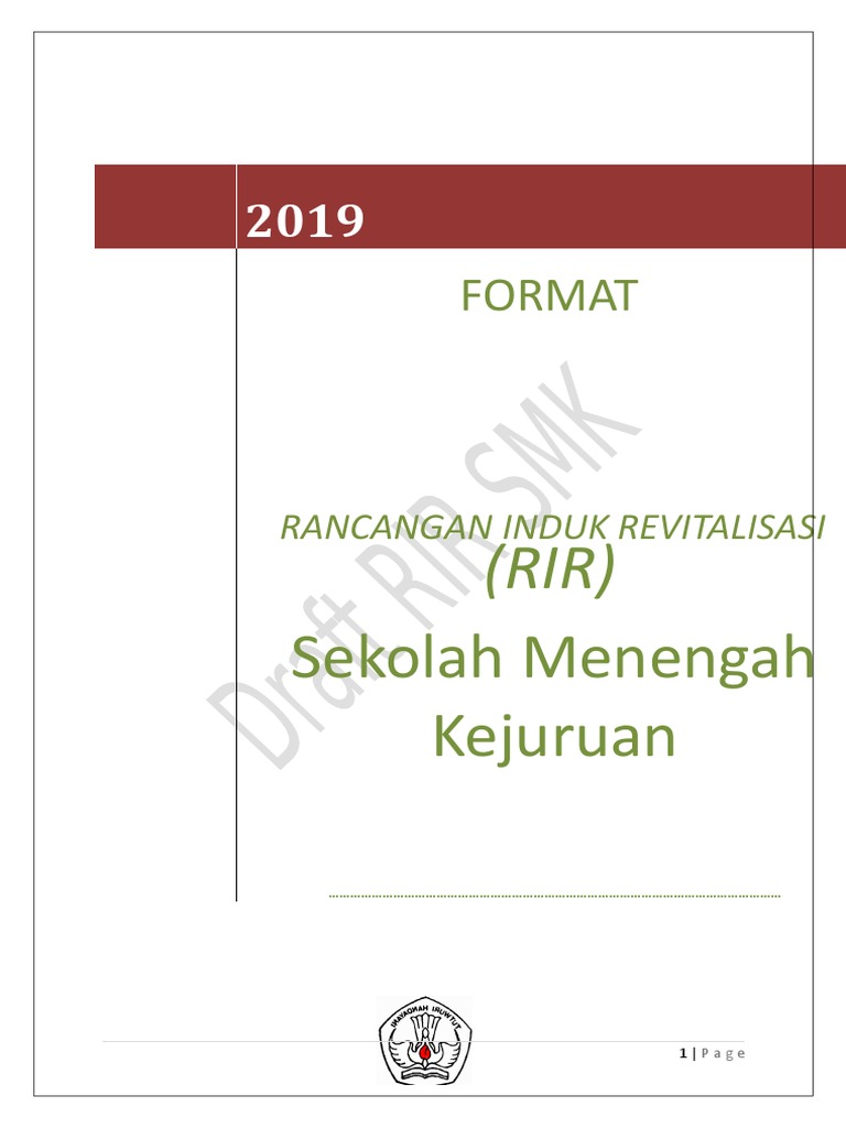 Format Rir Updated 01122019 | PDF