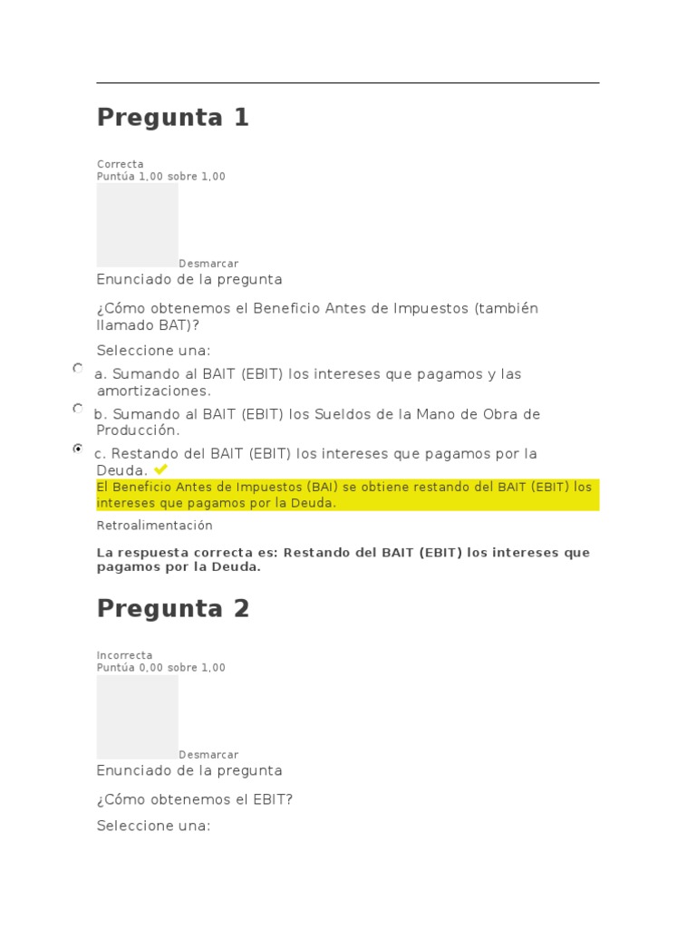 Beneficio Antes de Impuestos en Contabilidad