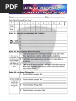 Creating A Personal Stress Management Plan (Firestarter)