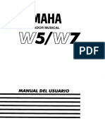 Manual yamaha w7 1