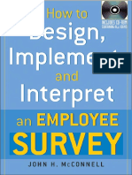 How To Desing, Implement, and Interpret An Employee Survey-Jhon H. McConnell