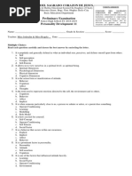 Personality Development Exam Sample