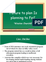 Failure To Plan Is Planning To Fail
