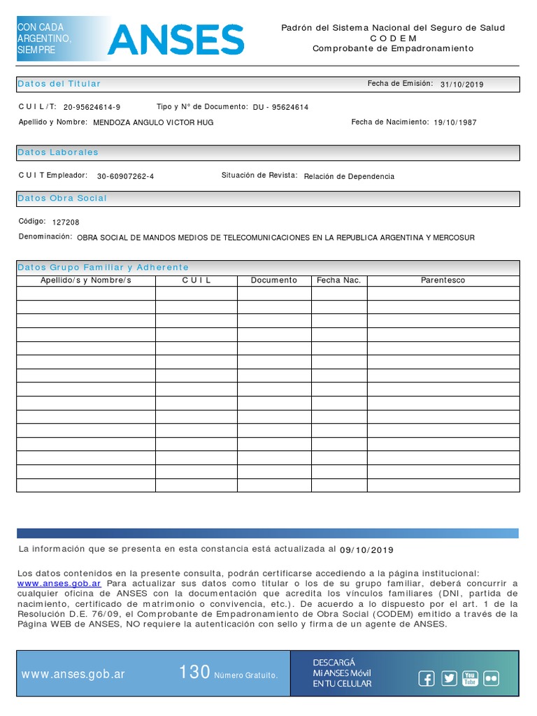 CODEM Activo v6.3 | PDF