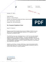 Direct Current Voltage Gradient Survey - Operator Response To Notice - 10272014 PDF