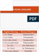 1.2 Classroom Language