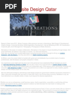 Website Design Service in Qatar