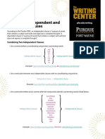 Combining Independent and Dependent Clauses PDF