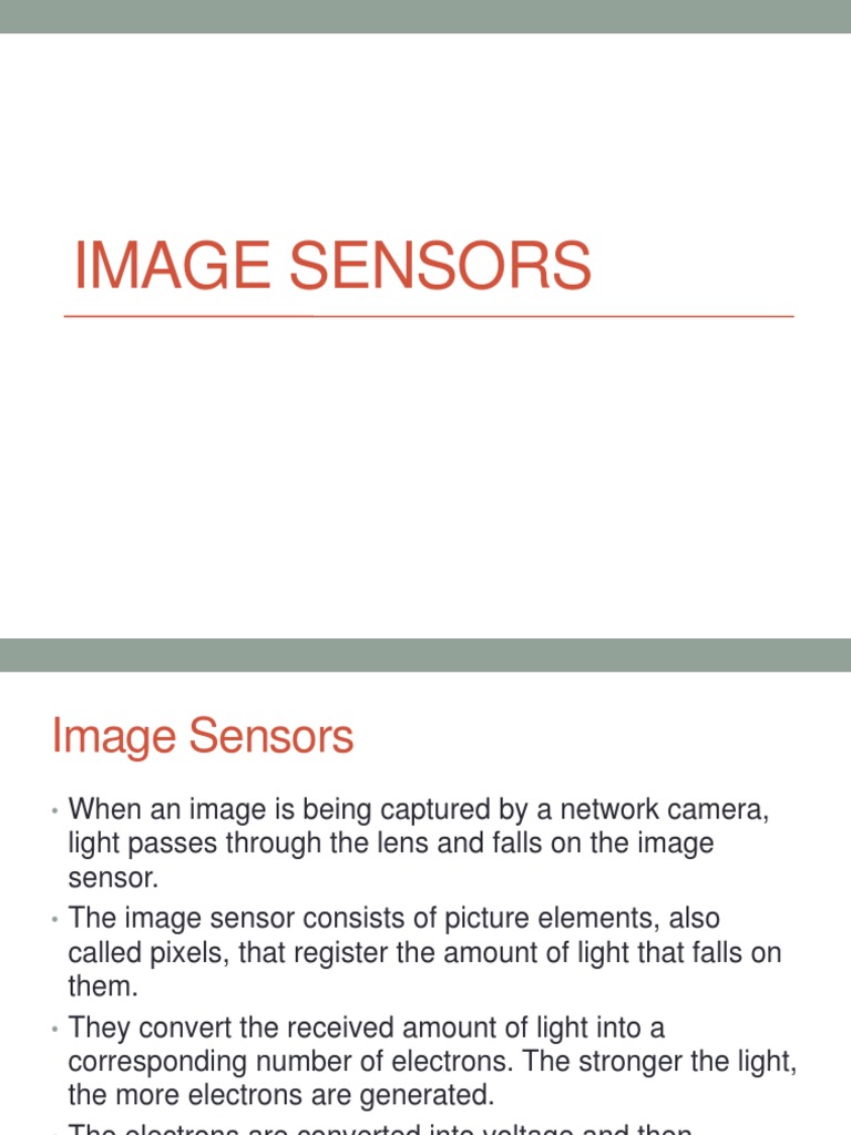 CCD vs CMOS Image Sensors Explained | PDF | Charge Coupled Device | Cmos