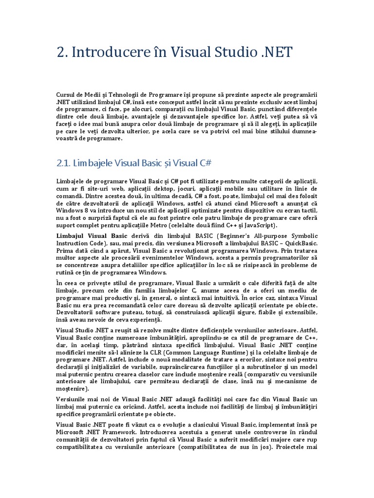 Metode Si Tehnologii de Programare - Introducere | PDF