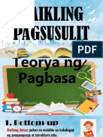 Teorya NG Pagbasa 1nhj