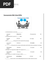 Communication Skills Solved MCQs - SOLVED MCQs FOR ALL