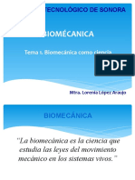 La Biomecanica Como Ciencia