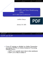Lec3_OLTP and OLAP Architectures