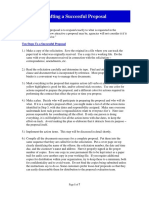 Contracting Tools-Tool 1 Crafting A Successful Proposal-Tool PDF