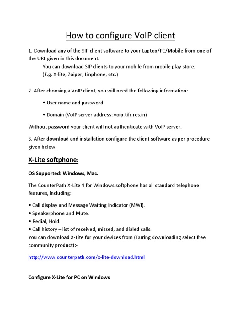 Free Mac Voip Software