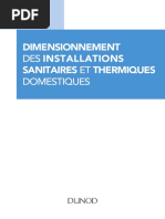 Dimensionnement des installations sanitaires