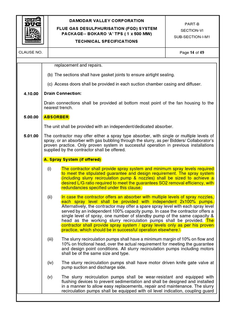 2) Spray Nozzle Specification PDF PDF Pump Employment