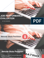 job performance evaluation - Novi Andriani.pptx