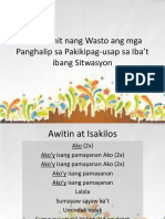 Filipino Wastong Paggamit NG Panghalip