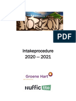 Intakeprocedure Tto 2020-2021 Folder