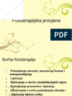 Fizioterapijska Procjena