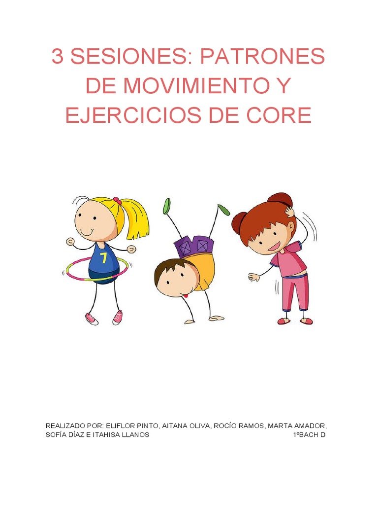 3 Sesiones: Patrones de Movimiento y Ejercicios de Core | PDF ...