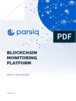 Blockchain Monitoring Platform Whitepaper
