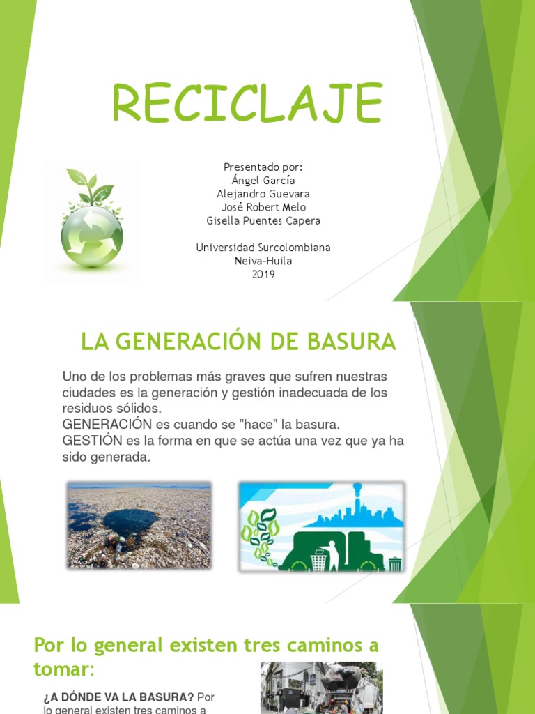 Importancia y Métodos del Reciclaje | PDF | Reciclaje | Residuos