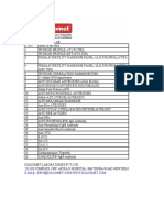 Price List For20lab