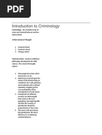 Introduction To Criminology Reviewer