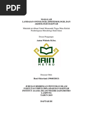 Makalah Ilmu Dakwah Reni