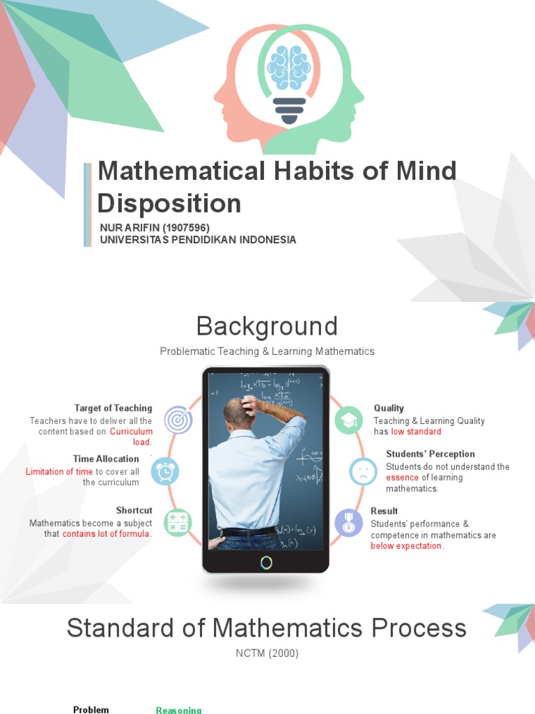 Mathematical Habits of Mind PDF Teaching Mathematics Mind
